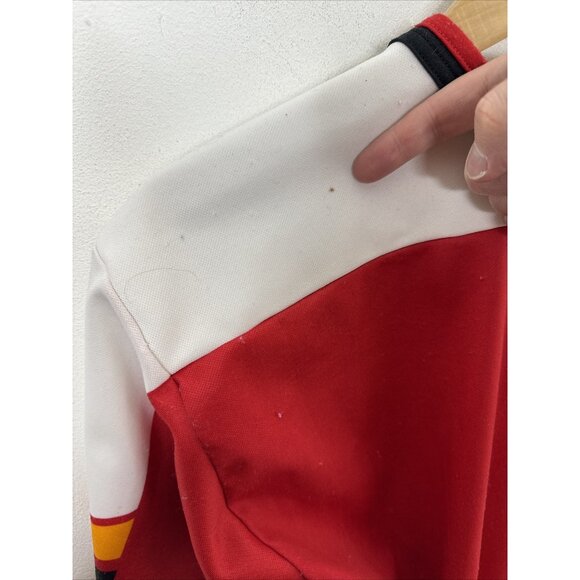 Rare Vintage CCM NHL Calgary Flames Jersey Youth L XL Red - Picture 7 of 8